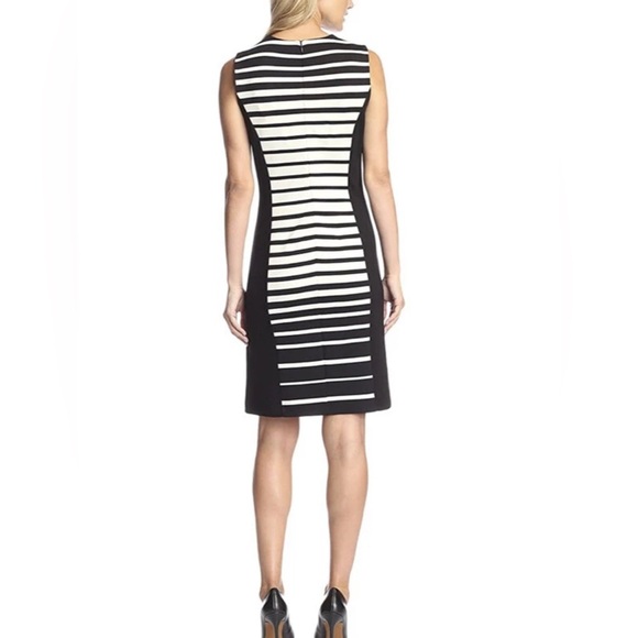 J. Mclaughlin Dress XS Business Casual Crew Neck Sheath Medium Summer - Picture 2 of 10